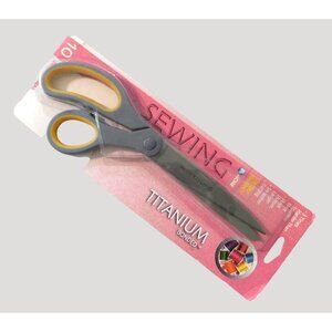 Titanium Bonded Sewing Quilting Shears 10 Inches Durable Sharp Titanium Blades